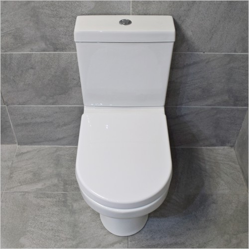 Reflections - Charlie D Shape Close Coupled Toilet Inc Soft Close Seat