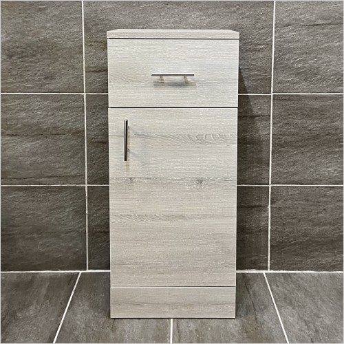 St. Moritz - Grey Ash Drawerline 350mm Wide