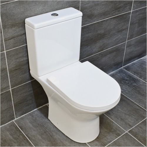 Reflections - Maria Rimless Open Back Toilet Inc Soft Close Seat