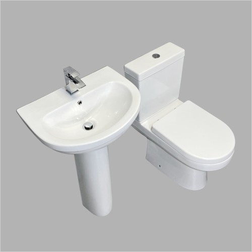 Reflections - Charlie Modern Style Basin & Toilet Set