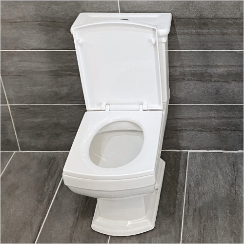 Reflections - Hemsley Deco Style Close Coupled Toilet Inc Soft Close Seat