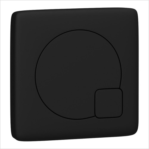Hudson Reed - Hudson Reed Contemporary Black Dual Flush Push Button