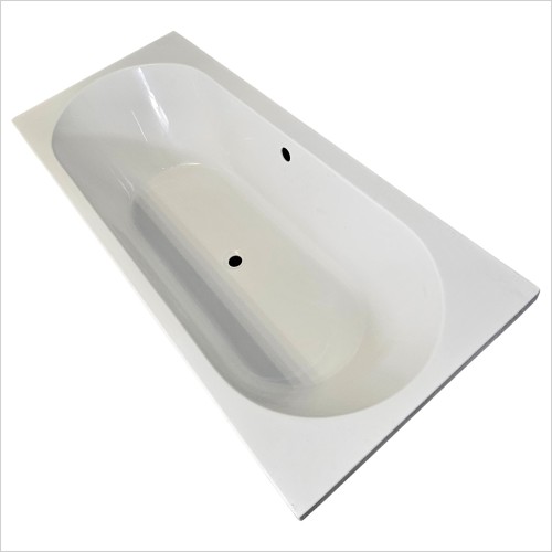 Reflections - Shay Slim Round 1700 x 750mm Double Ended Stone Bath