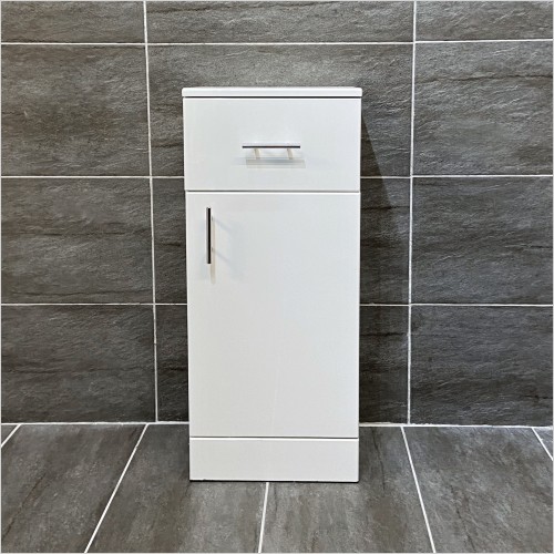 St. Moritz - 350mm Bathroom Drawer Unit White
