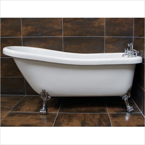 Gems - 1530mm Slipper Bath With Ball & Claw Feet
