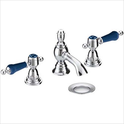 Heritage Bathrooms - Glastonbury 3TH Basin Mixer