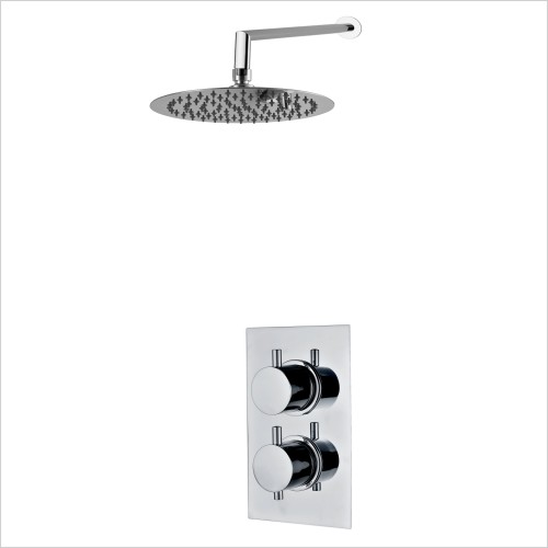 Reflections - Ribble Concealed Shower Kit Including Round Fixed Head