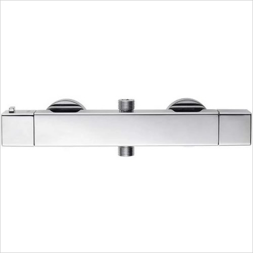 Tecaz - Blade Thermostatic Shower Valve with Square Slide Rail Kit