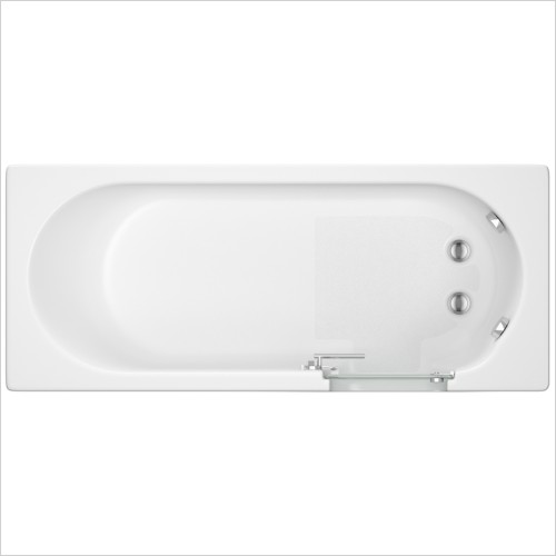 Gems - Cascade Easy Access Bath 1700mm Right Hand