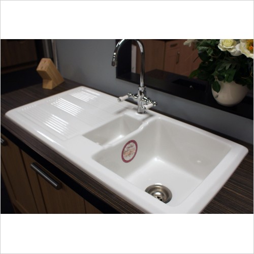 Rak - Rak Ceramic Kitchen Sink 1.5 Bowl with Traditional Tap