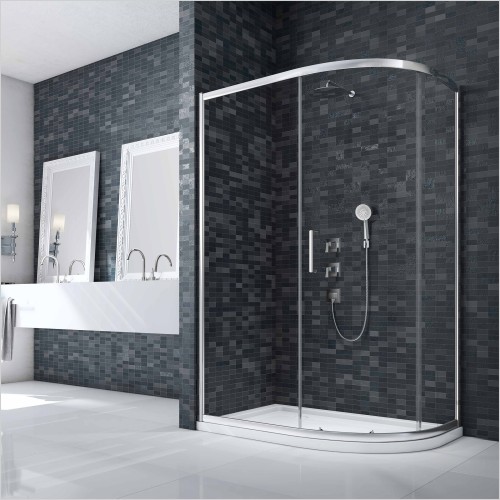 Tecaz - David Wilson for Merlyn Offset Quadrant 900 x 760mm 1 Door
