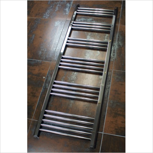 Reflections - 500 x 1600mm Flat Heated Towel Rail