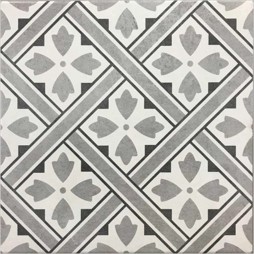 Tecaz - Mr. James Grey 33 x 33cm Wall / Floor Tile