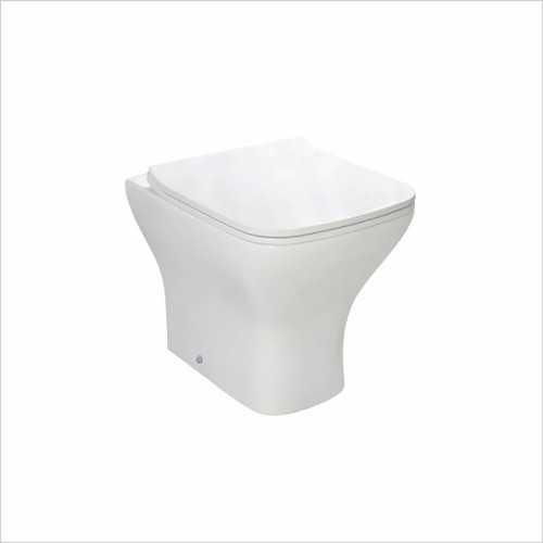 Tecaz - Porto Square Back to Wall WC Pan Inc. Seat