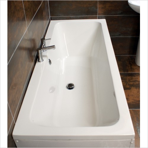 Reflections - Jenny Square Double Ended Acrylic Bath 1700 x 700mm