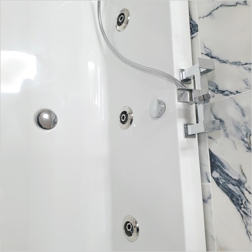 Reflections - Skylar Standard 1700 x 750mm Double Ended Whirlpool Bath