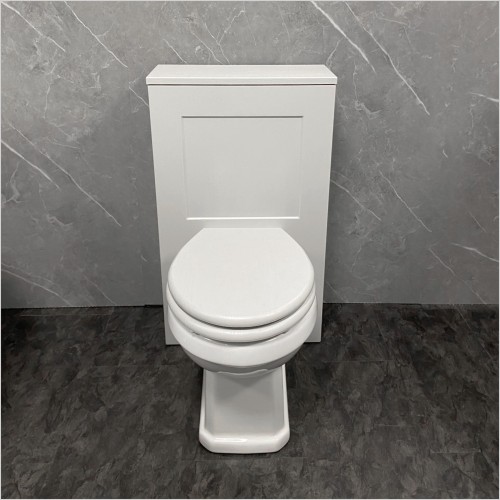 Old England - Durham Two 500mm WC Unit Light Grey Oak
