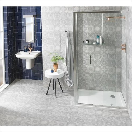 Tecaz - Benchmark 1100mm Sliding Shower Door Ex-Bathstore