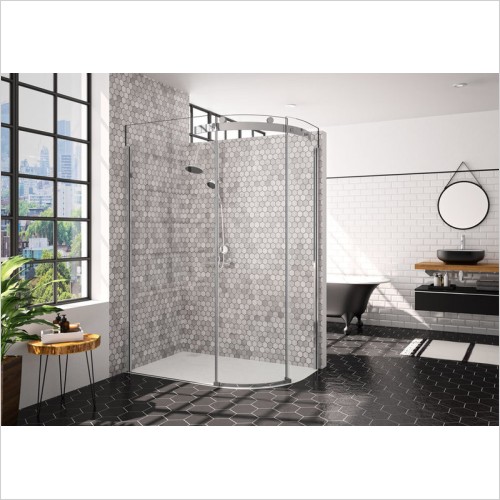 Merlyn - 10 Series 1 Door Offset Quad 1200 x 800mm LH