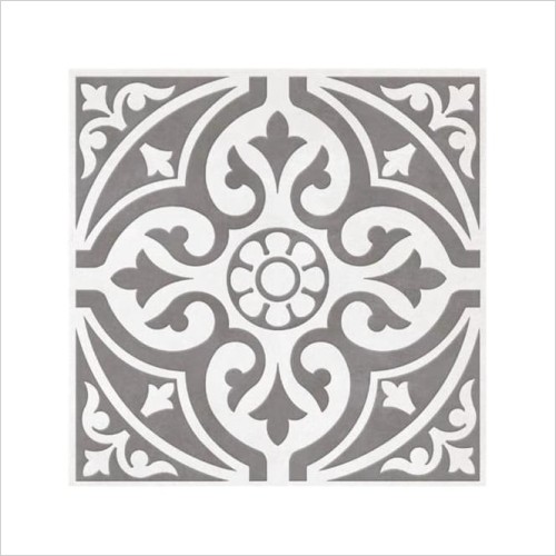 Tecaz - Hadrian Grey 33 x 33cm Wall / Floor Tile