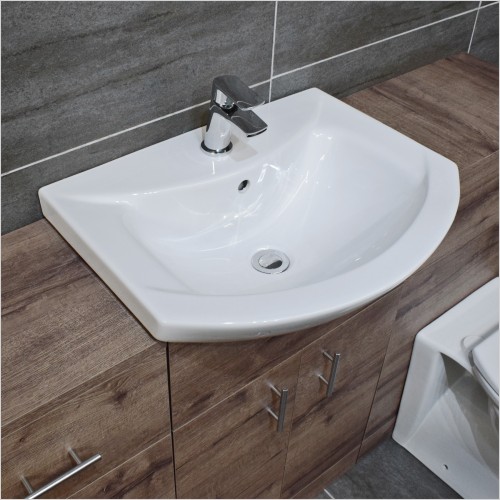 St. Moritz - Moritz 1350mm Walnut Vanity Set