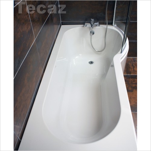 T2 Value Range - Claire Ginny P Shaped Showerbath Suite Right Hand