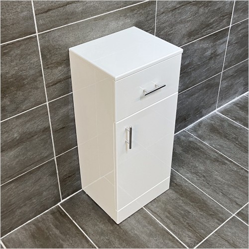 St. Moritz - 350mm Bathroom Drawer Unit White