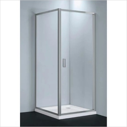 Tecaz - Benchmark 900mm Pivot Shower Door Ex-Bathstore
