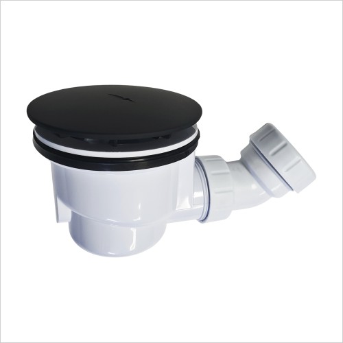Hudson Reed - Hudson Reed Matt Black Fast Flow Shower Waste