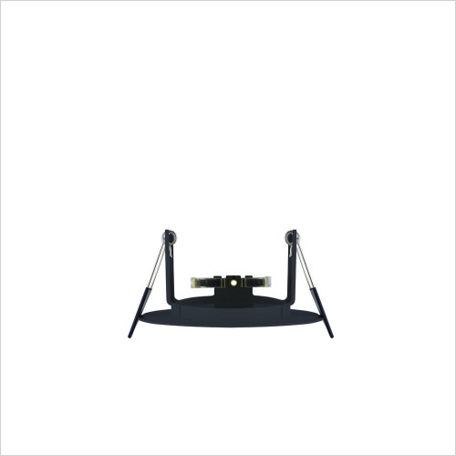 Tecaz - Evofire Fire Rated Black Round Downlight