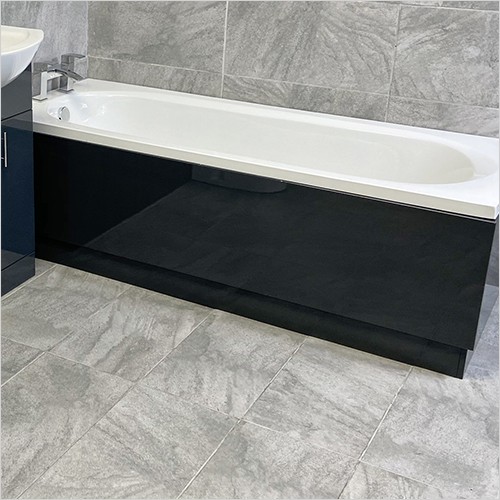 St. Moritz - Anthracite Gloss 1700mm Front Bath Panel