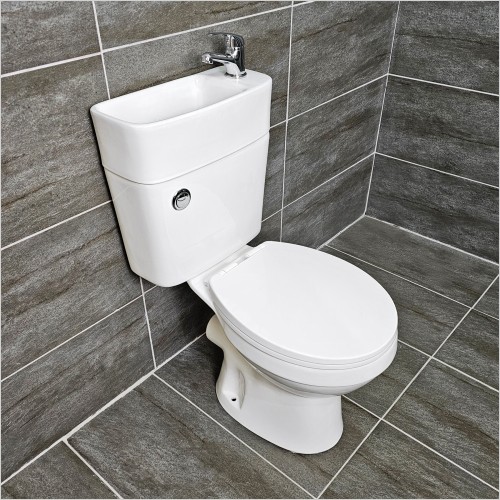 Reflections - Duo All In One Toilet & Basin Combination Cloakroom Set