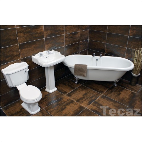 Reflections - Legend Traditional Roll Top Bath Suite With Pillar Taps