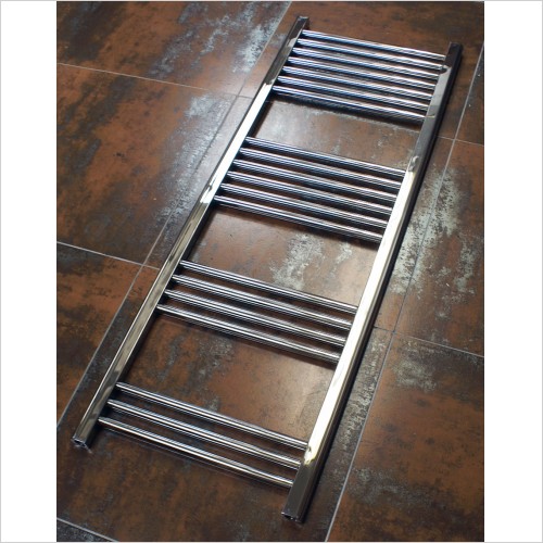 Reflections - 500 x 1400mm Flat Heated Towel Rail