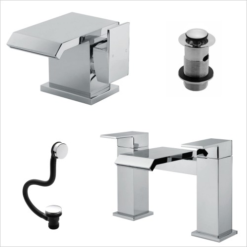 Gems - Rio Tap Pack Includes Basin Mono & Bath Filler