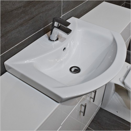 St. Moritz - Moritz 1350mm White Gloss Vanity Set