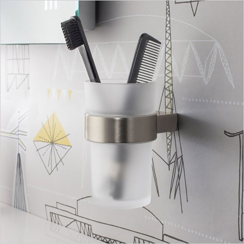 Crosswater - Mike Pro Brushed Stainless Steel Finish Tumbler