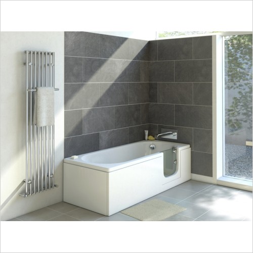 Gems - Cascade Easy Access Bath 1700mm Right Hand