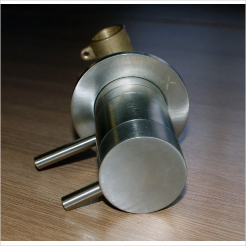 Crosswater - Crosswater Thermostatic Brushed Steel Concealed Shower Valve