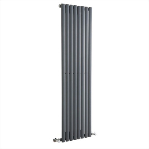 Gems - Tall Designer 8 Bar Anthracite Radiator 1800 x 470mm