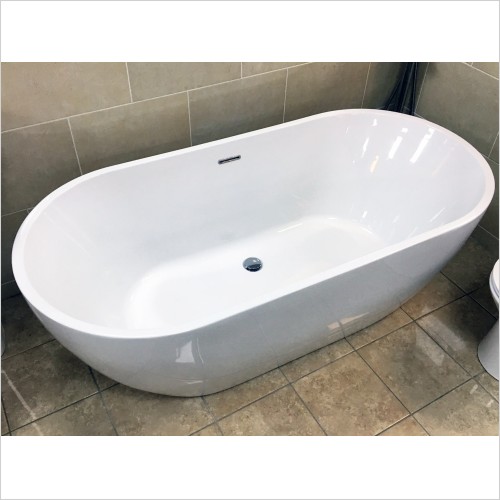 Gems - Tanzanite Freestanding Bath 1700 x 800mm White