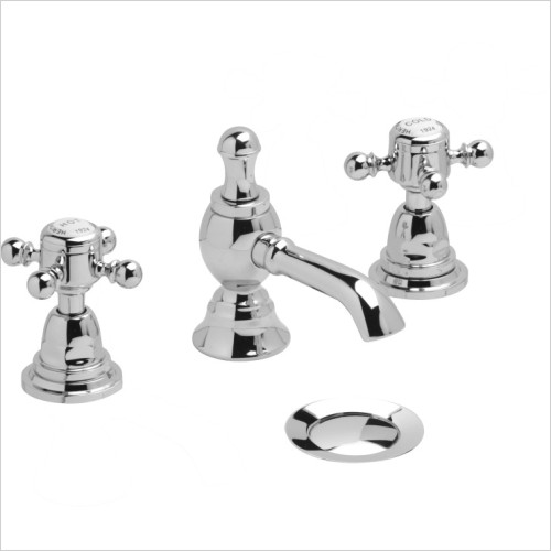 Heritage Bathrooms - Hartlebury 3TH Basin Mixer
