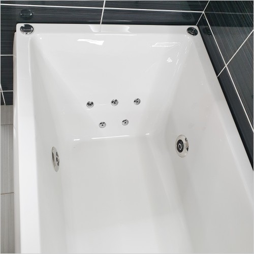 Reflections - Sabrina 1700 x 700mm End Tap Hole Whirlpool Bath