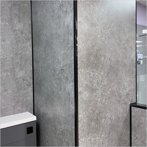 Tecaz - Black PVC Internal Corner 10 x 2400mm
