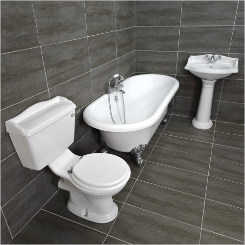 Reflections - Ryther Kent Traditional Roll Top Bath Suite Inc Taps