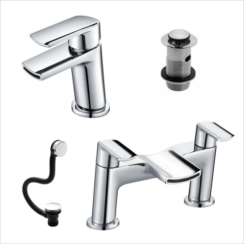 Gems - Premium Q Tap Pack Includes Basin Mono & Bath Filler