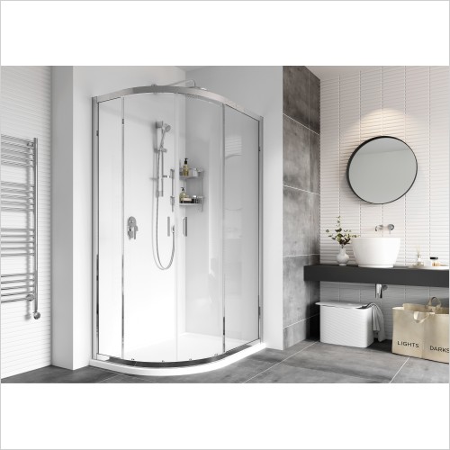 Roman Showering - Haven8 2 Door Offset Quad 800 x 1000mm