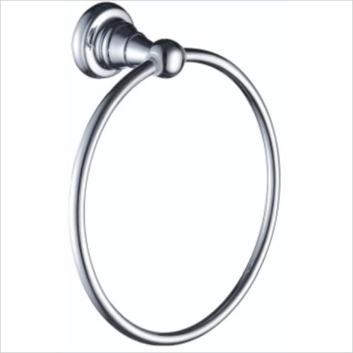 Heritage Bathrooms - Holborn Towel Ring