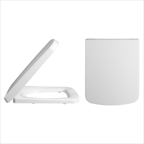 Nuie - Bliss Back To Wall WC Pan Including Soft Close Seat