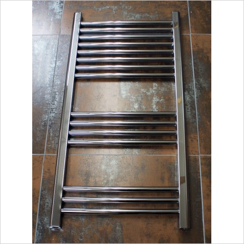 Reflections - 500 x 1000mm Flat Heated Towel Rail